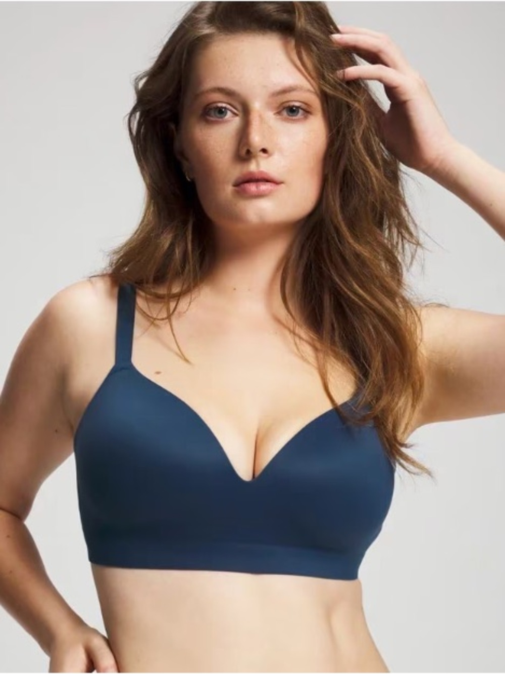 Soma Blue Evening Sky Enbliss Wireless Bra 3DD